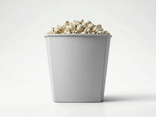 Free Popcorn Bucket Mockup — Front View Studio (PSD) alternate mockup preview
