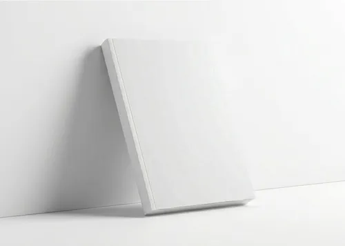 Free 6x9 Book Mockup Leaning Against Wall — Perspective View (PSD) alternate mockup preview