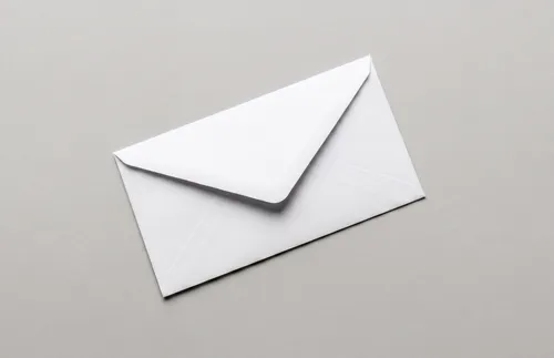 Free Closed Envelope Mockup Back View — Flat Lay (PSD) alternate mockup preview