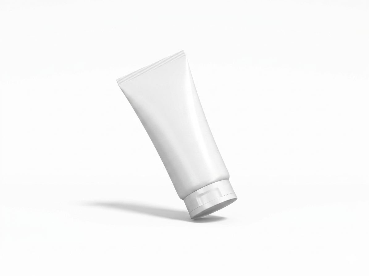 FREE FACE WASH TUBE MOCKUP FLOATING DIAGONAL — LEVITATION STUDIO (PSD) mockup preview 2