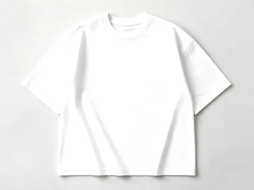 Free Oversized Drop Shoulder T-Shirt Mockup Flat Lay (PSD) alternate mockup preview