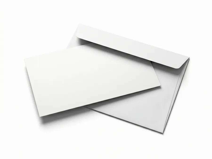 FREE GREETING CARD AND ENVELOPE MOCKUP — RECYCLED PAPER TEXTURE (PSD) mockup preview 4