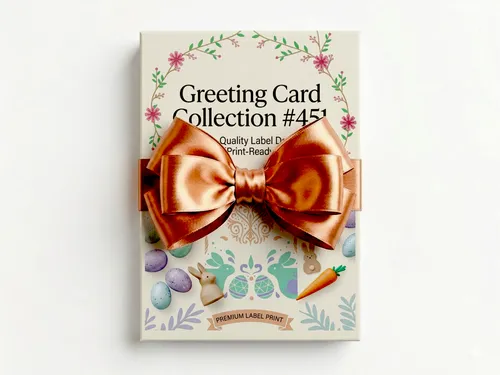 Free Rectangular Gift Box With Satin Bow Mockup — Top View (PSD) mockup preview
