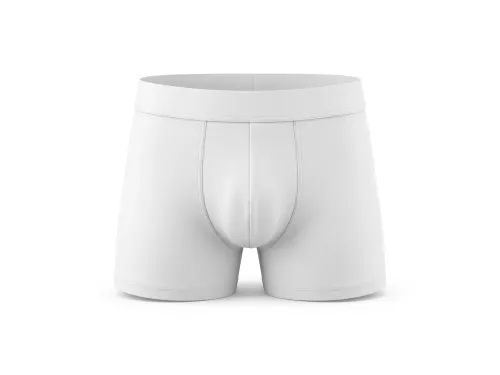 Free Streetwear Shorts Mockup — Contrast Waistband Leg Graphics (PSD) alternate mockup preview