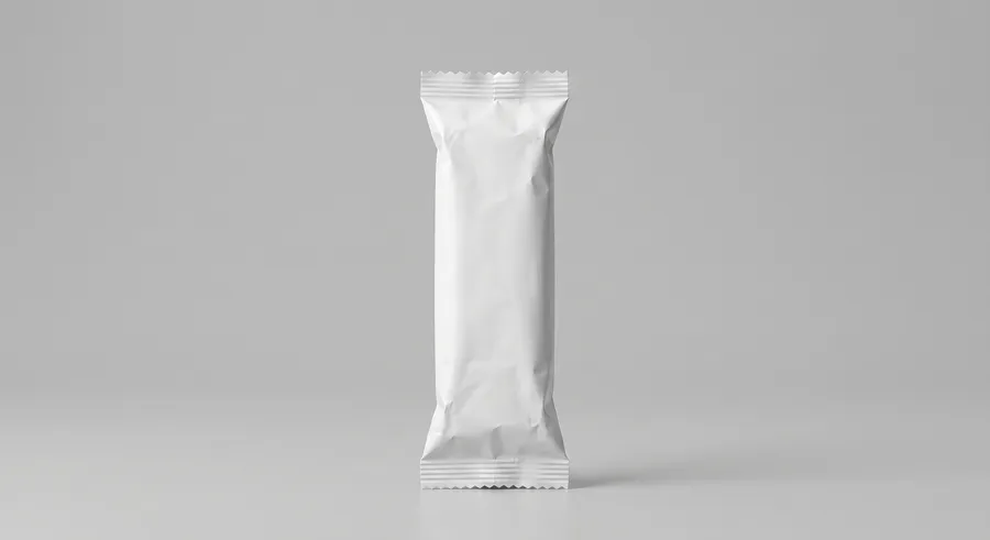 FREE PROTEIN SNACK BAR WRAPPER MOCKUP — UPRIGHT FRONT VIEW (PSD) mockup preview 2