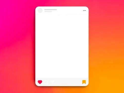 Instagram Portrait Post Mockup – Pink Orange Gradient (1080x1350) alternate mockup preview