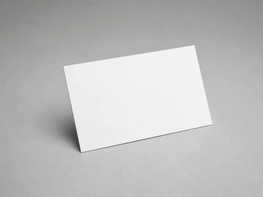 Minimalist Business Card Mockup – Floating Card Dark Background mockup preview 2