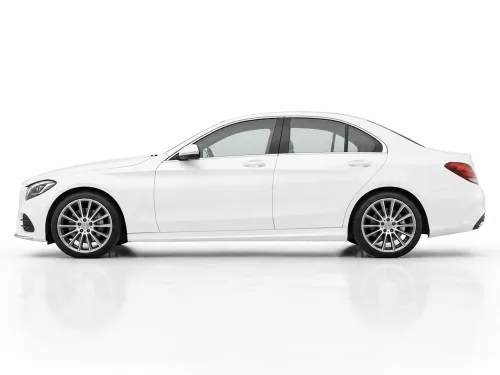 Vehicle Wrap Mockup – Pale Mint Sedan Racing Graphics (PSD) alternate mockup preview