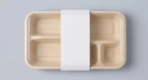 Free Bento Food Tray Mockup — Red Insert Card (PSD) alternate mockup preview