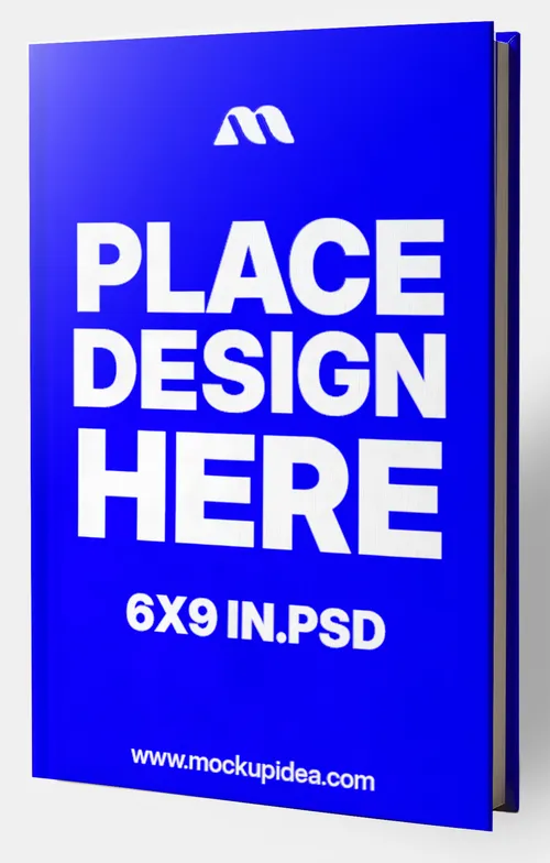 Free Angled 6x9 Book Mockup PSD alternate mockup preview