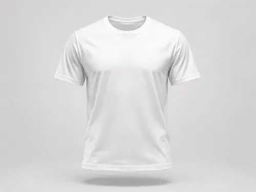 Free Floating T-Shirt Mockup — Ghost Mannequin Front View (PSD) alternate mockup preview