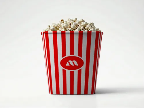 Free Popcorn Bucket Mockup — Front View Studio (PSD) mockup preview