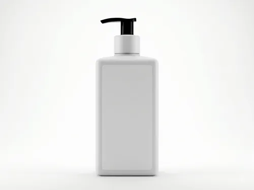 Free Square Liquid Soap Pump Bottle Mockup — Front View (PSD) alternate mockup preview