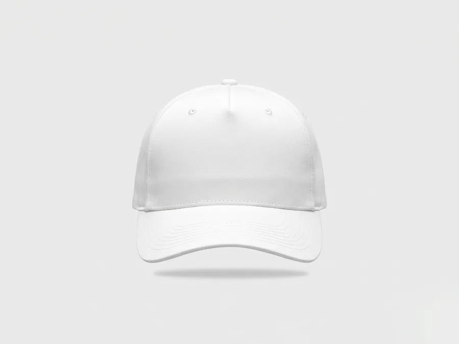 FREE BASEBALL CAP MOCKUP FRONT VIEW — FLOATING STUDIO SCENE (PSD) mockup preview 3