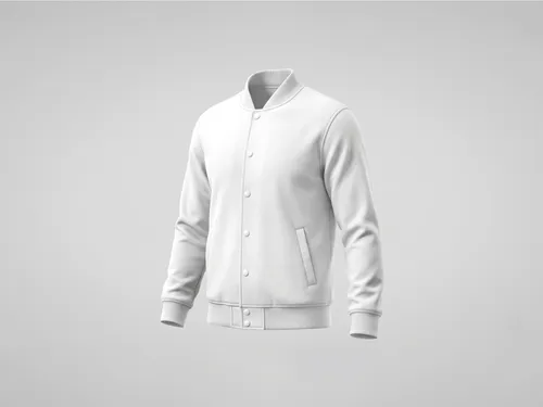 Free Varsity Jacket Mockup — Three Quarter View Studio (PSD) alternate mockup preview