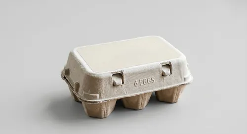 Free Egg Carton Mockup — Pulp Tray Farm Fresh Label (PSD) alternate mockup preview