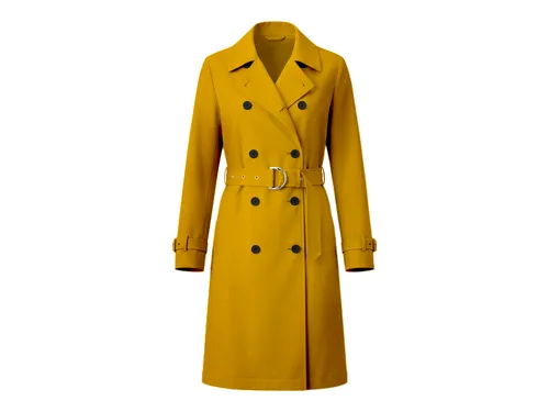 Free Double-Breasted Trench Coat Mockup — Ghost Mannequin (PSD) mockup preview