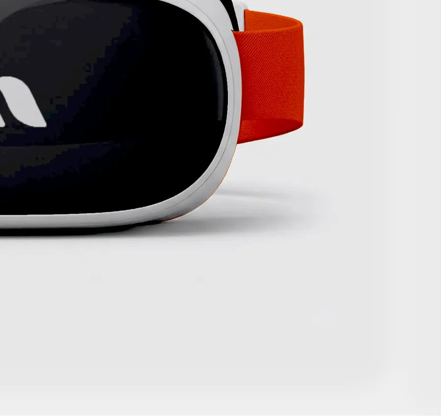FREE VR HEADSET MOCKUP — FRONT VIEW STUDIO (PSD) mockup preview 3