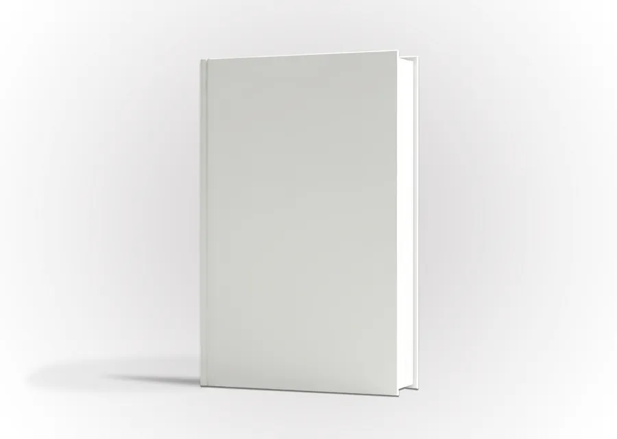 FREE STANDING FRONT-FACING 6X9 HARDCOVER BOOK MOCKUP (PSD) mockup preview 2